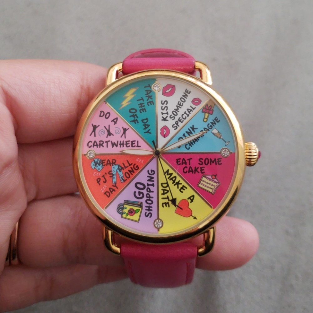 Betsey Johnson Wheel Watch
